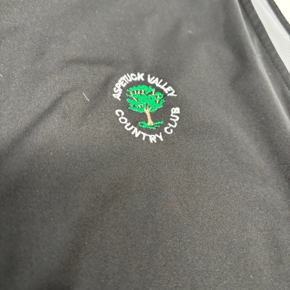 Footjoy Mens Large Solid Black Full Zip Polyester… - image 3